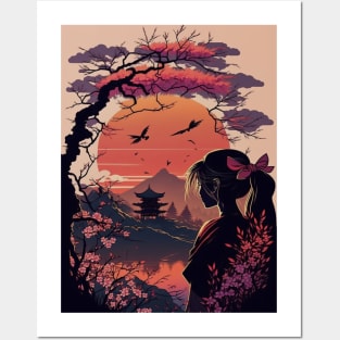 Japanese Garden Posters and Art